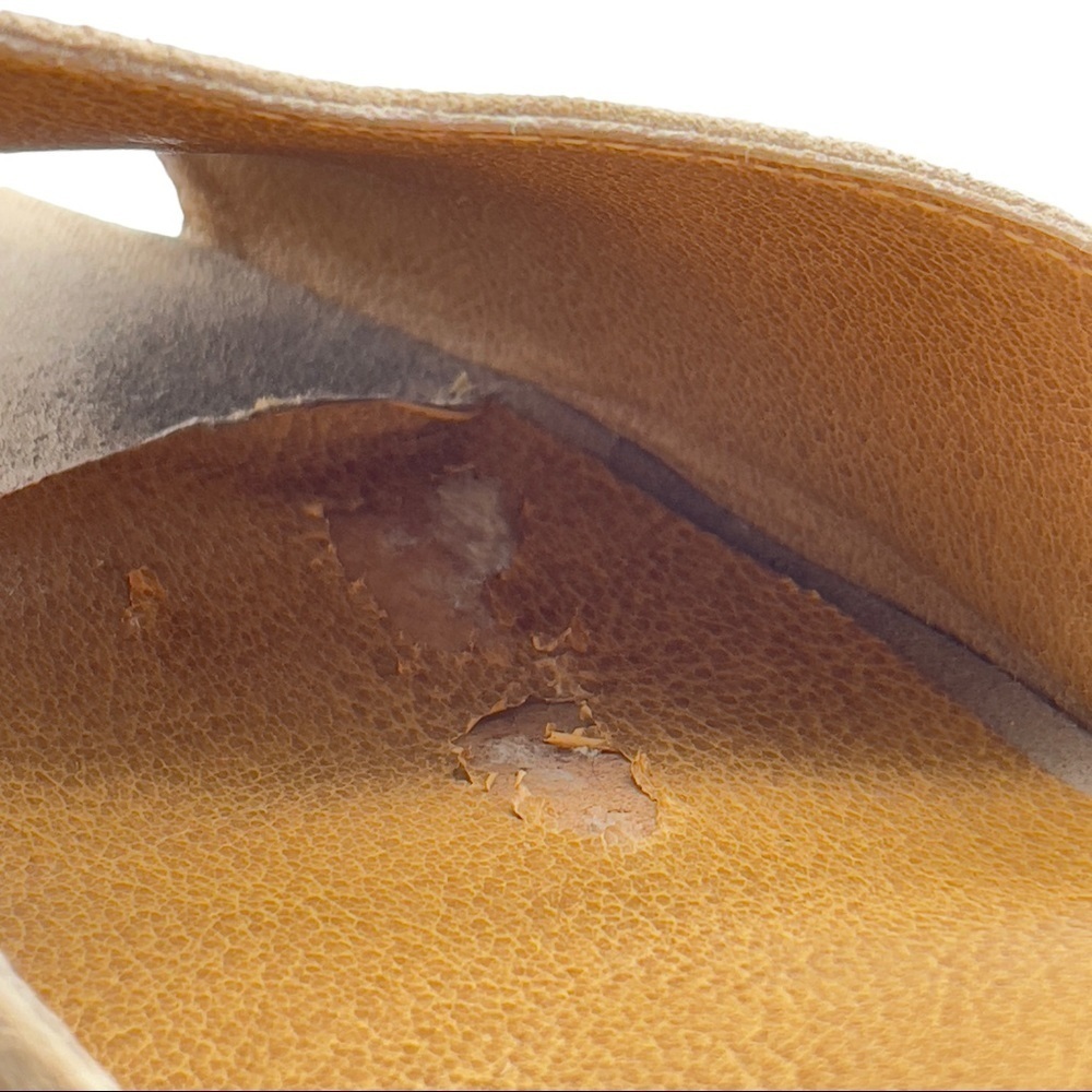 Susina Block Heel Sandals Open Toe Ankle Strap Tan Suede Leather | Size 8.5 - Picture 10 of 12